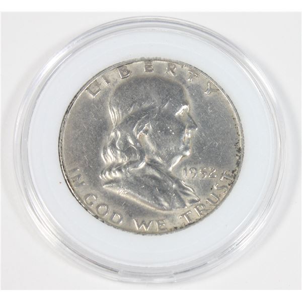1952 U.S. FRANKLIN SILVER HALF DOLLAR