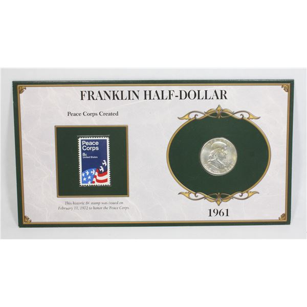 1961 U.S. FRANKLIN SILVER HALF DOLLAR