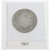 Image 1 : 1907 CANADA SILVER HALF DOLLAR