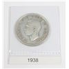 Image 2 : 1938 CANADA SILVER HALF DOLLAR