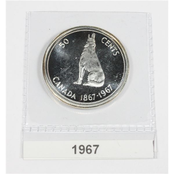 1967 CANADA SILVER HALF DOLLAR