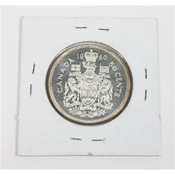 1960 CANADA SILVER HALF DOLLAR