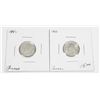 Image 1 : 1951 AND 1952 CANADA 10 CENT SILVER DIMES. 2 PC