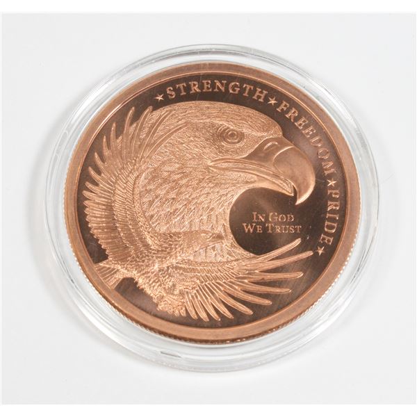 2 OZ. GSM COPPER EAGLE ROUND