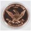 Image 2 : 1 OZ COPPER ROUND IN CAPSULE