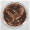 Image 2 : 1 OZ COPPER ROUND IN CAPSULE