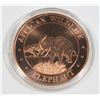 Image 1 : 1 OZ COPPER ROUND IN CAPSULE