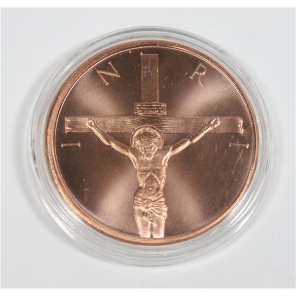1 OZ COPPER ROUND IN CAPSULE