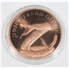 Image 1 : 1 OZ COPPER ROUND IN CAPSULE