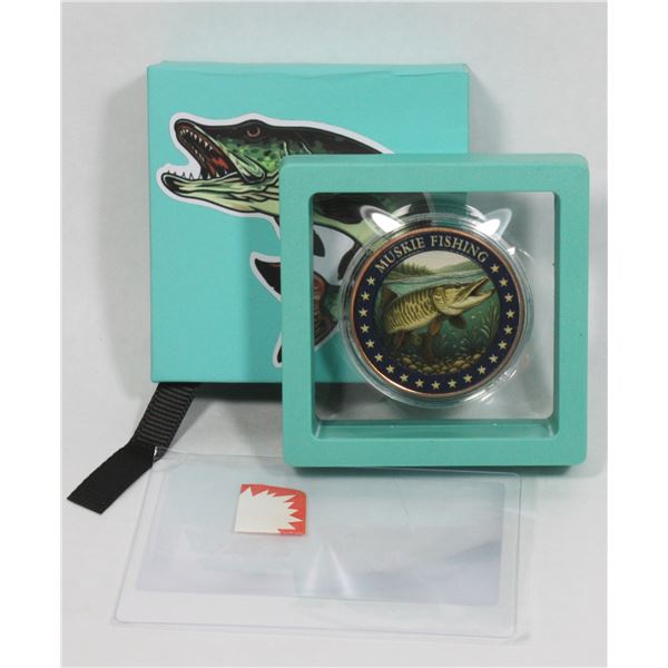 PIKE FISHING 1 OZ. .999 FINE COPPER