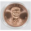 Image 1 : 2 OZ DONALD J TRUMP COPPER ROUND IN CAPSULE