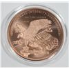 Image 2 : 2 OZ DONALD J TRUMP COPPER ROUND IN CAPSULE