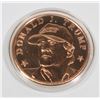 Image 1 : 1 OZ DONALD J TRUMP COPPER ROUND IN CAPSULE