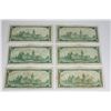 Image 2 : 5- 1967 CENTENNIAL DOLLAR BILLS 5 PCS