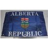 Image 1 : ALBERTA REPUBLIC FLAG 15.7X 23.6 INCHES