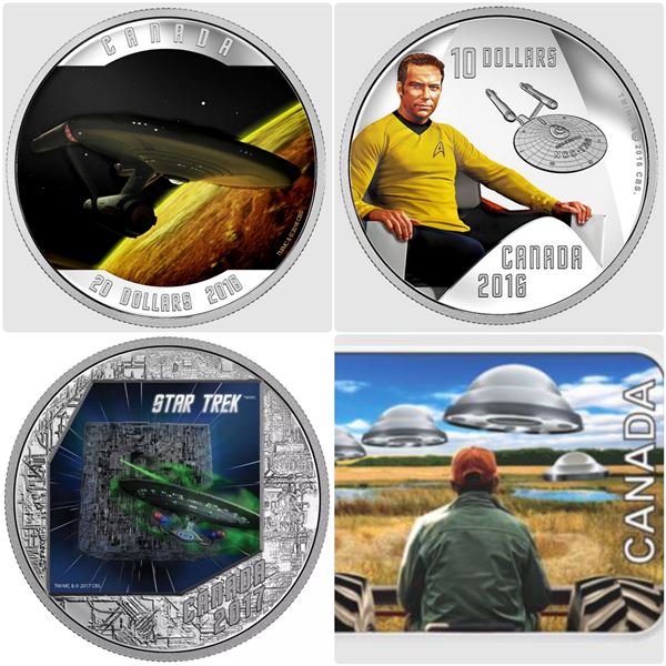 FEATURED ITEMS: STAR TREK AND ALIEN COINS