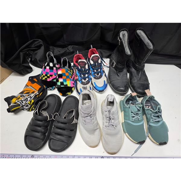 Lot of Assorted Footwear – Sizes Vary
