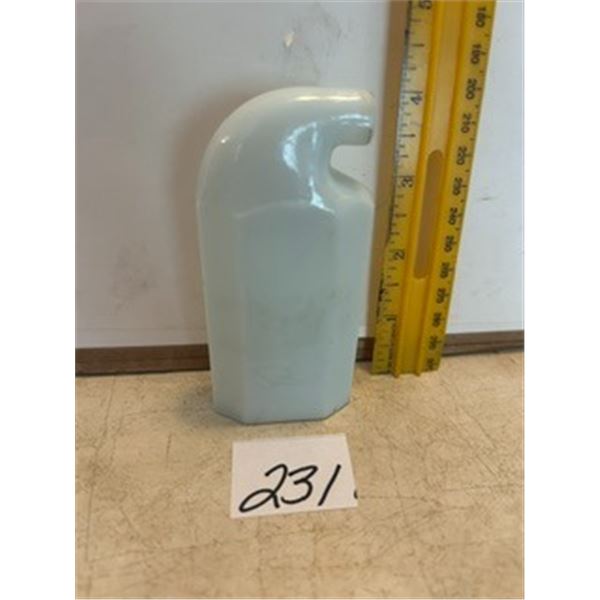 Late 1800’s German Milk Glass Tooth Powder Bottle