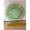 Image 1 : 10” Green Depression Plate