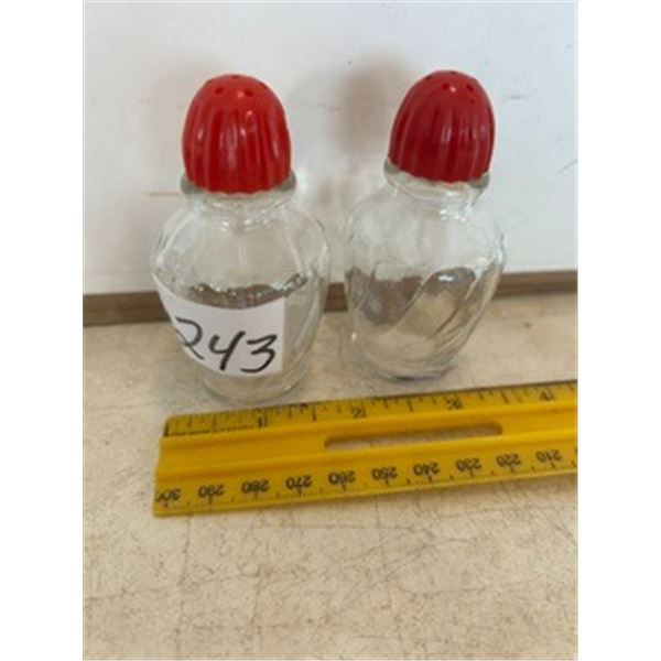 Red Top Salt & Pepper Shaker