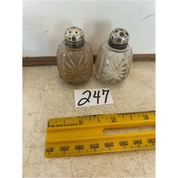 2” Tall Salt & Pepper Shakers