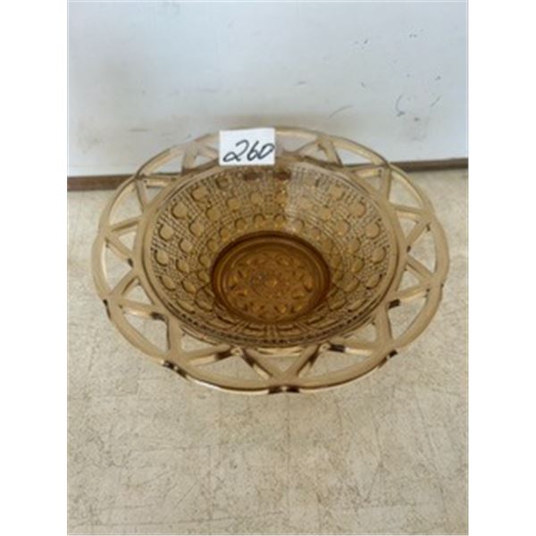 Vintage Candy Dish, 6 ¼” Diameter