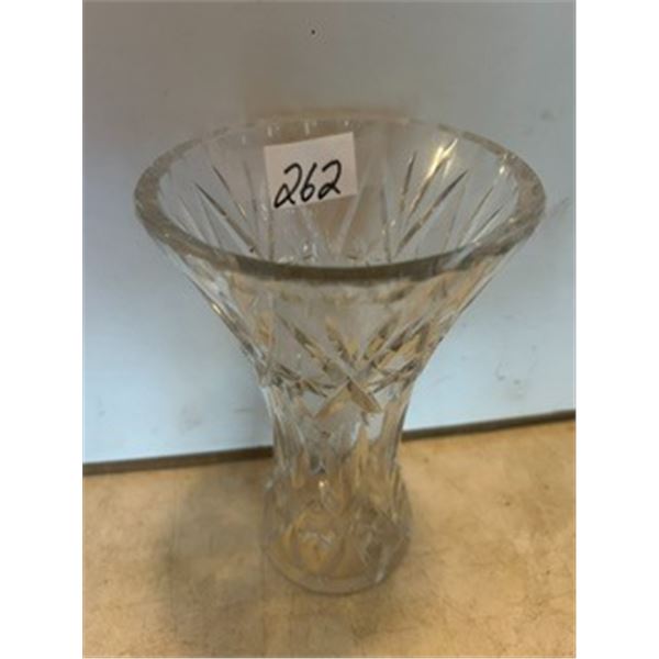 8” Tall Crystal Vase