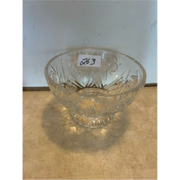 Crystal Bowl – 6 ½” Dia. x 4” Tall