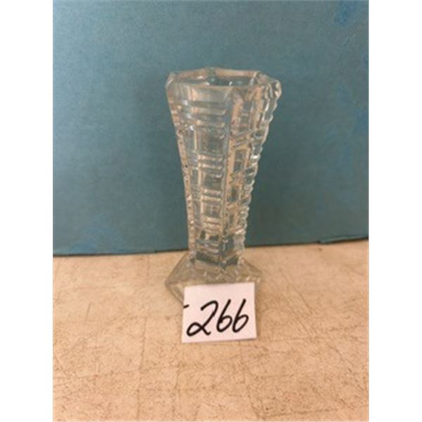 4” Tall Crystal Vase
