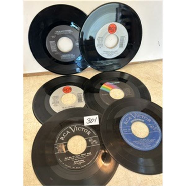 (6) 45-RPM Vinyl Records