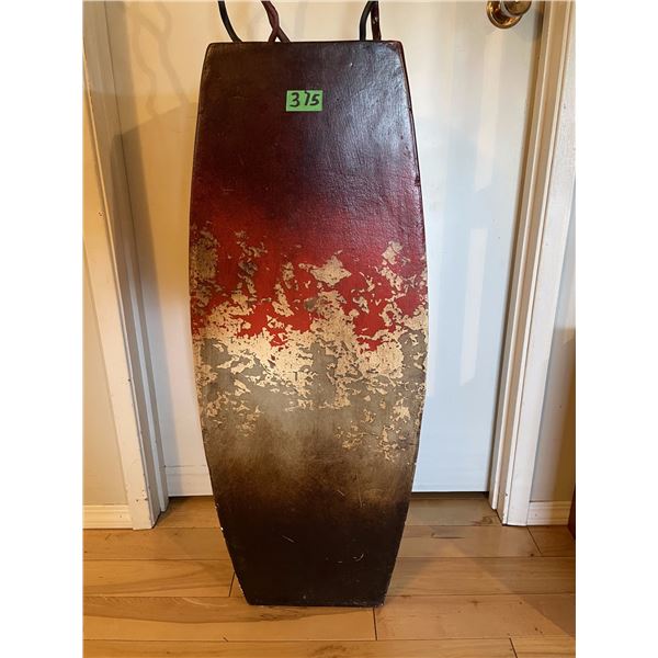 3’ Tall Heavy Metal Floor Vase w/ Rustic Texture Finish ~ 40lbs