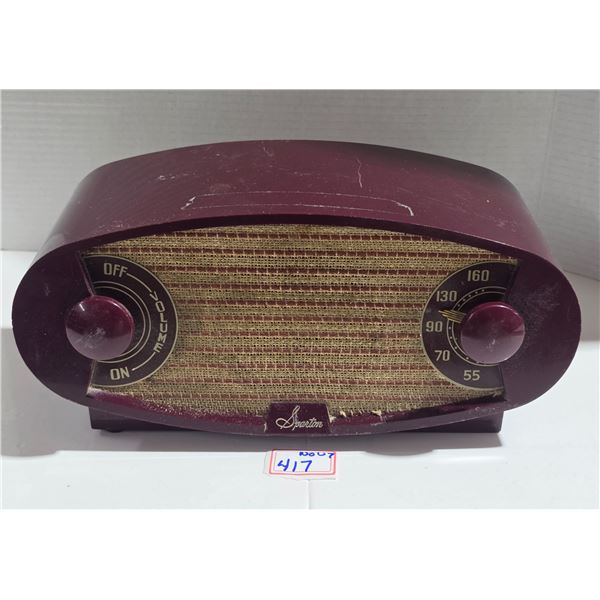 1950’s Vintage Sparton “Football” Radio