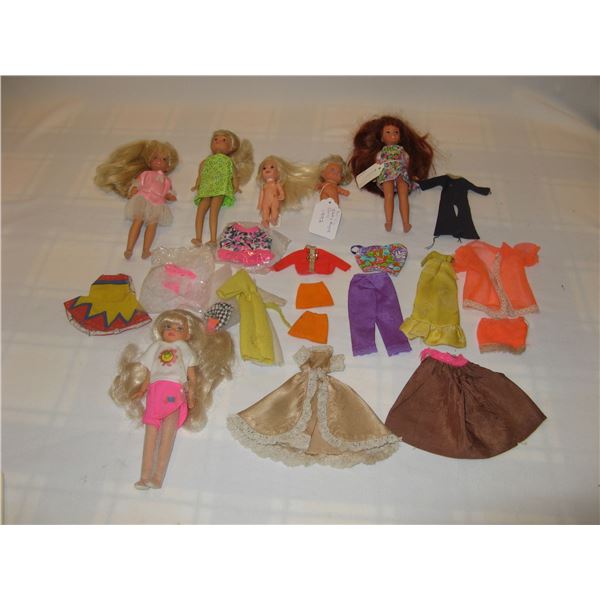 Lot of Barbies & Clothes
