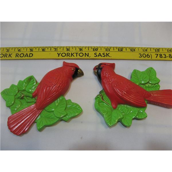 1972 M.S. Inc. Chalkware Cardinal Birds