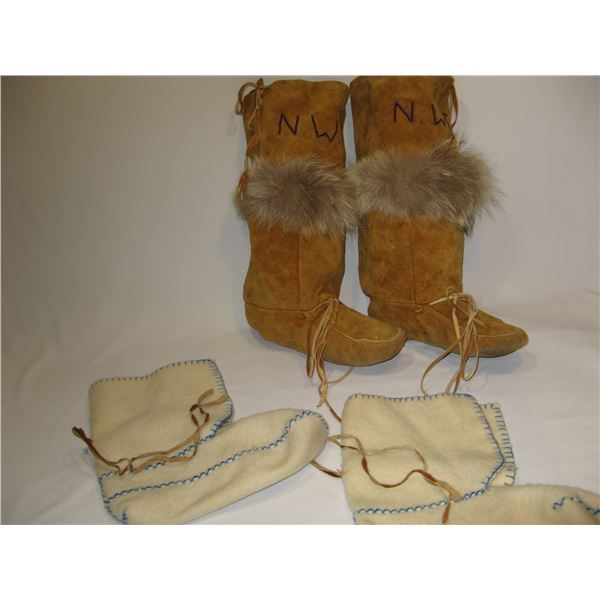 Handmade Hide Lined Mukluks