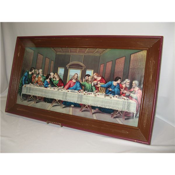 Framed Last Supper Picture