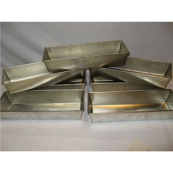 Lot of 7 Ekcoloy Bread Tins