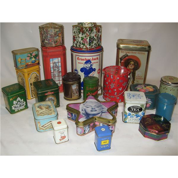 Lot of Collectible Tins