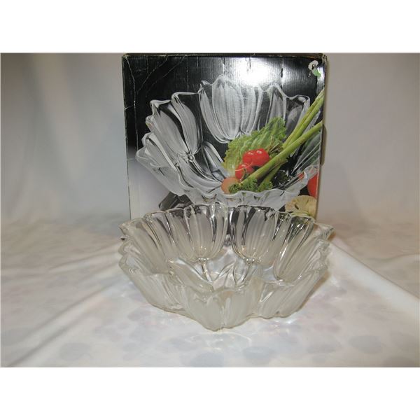 New Walther Glass Bowl w Original Box