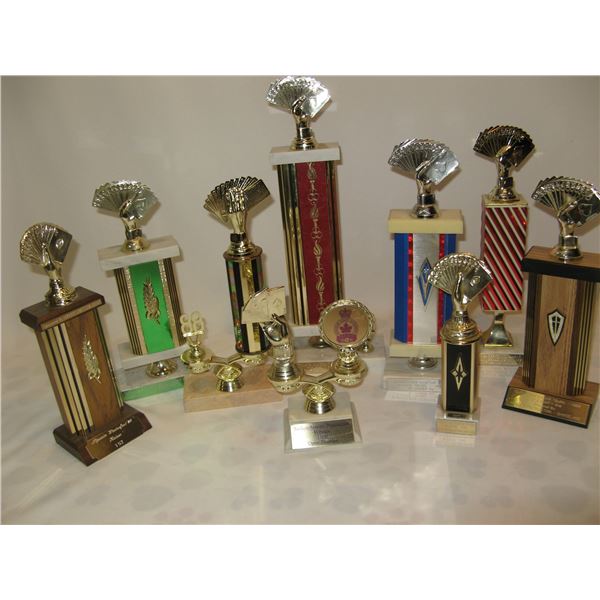 Lot of Playing Card Tournament Trophies