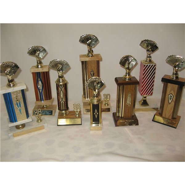 Lot of Playing Card Tournament Trophies