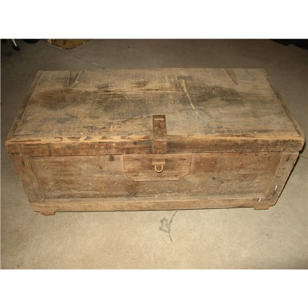 1900's Solid Wood Tool Box