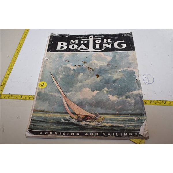 1949 Motor Boating Magazine