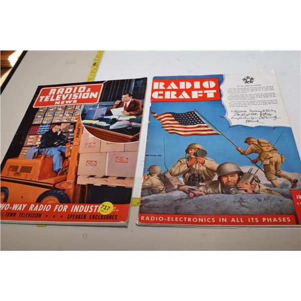 (2) Radio/TV Magazines: 1945 & 1952