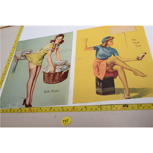 Old Pin-up Prints