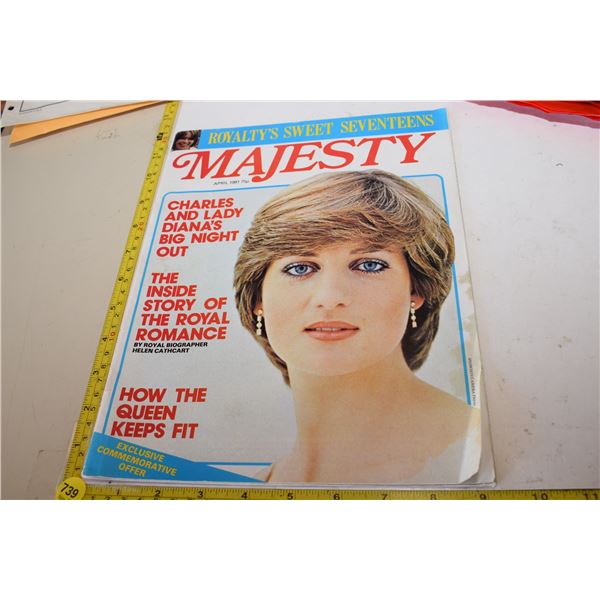 1981 Majesty Magazine – Lady Diana