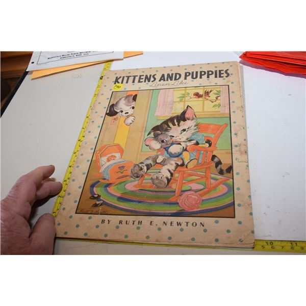 1931 Linen Like Children’s Book (Loose Cover)