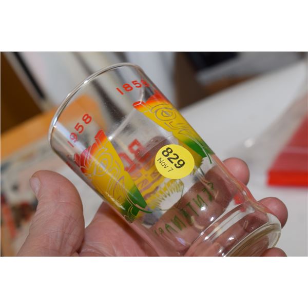 1958 B.C. Centennial Glass
