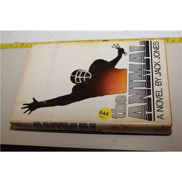 "The Animal" by Jack Jones - 1st Edition Hardcover Novel (1975)