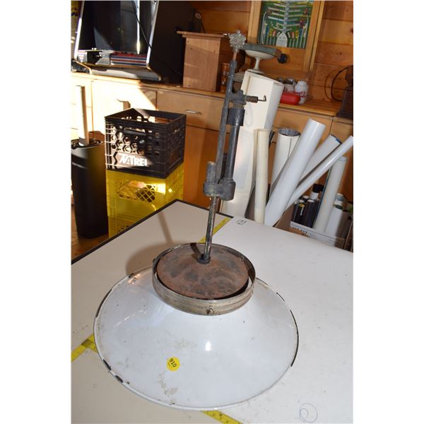 Antique Saskatoon Light Fixture, Gas